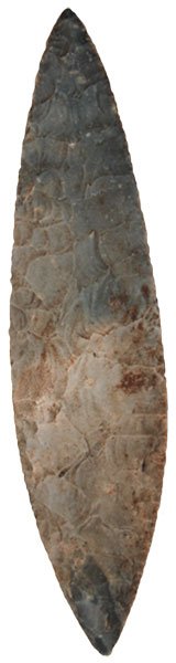 10 1/2” Precolumbian Mayan Blade. Thin, colorful: 207. Fine 10 1/2” Precolumbian Mayan Blade. Bluish tint. Thin, G10. Ex-Maffenbeier