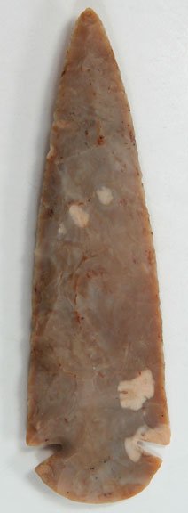 5" Flintridge Dovetail. OH. Ex-Townsend, Meyers: 219. 5” Flintridge Dovetail. Xenia, OH. Ex-Townend (T4508), Dr. Meyers. Chip on base and edge restored