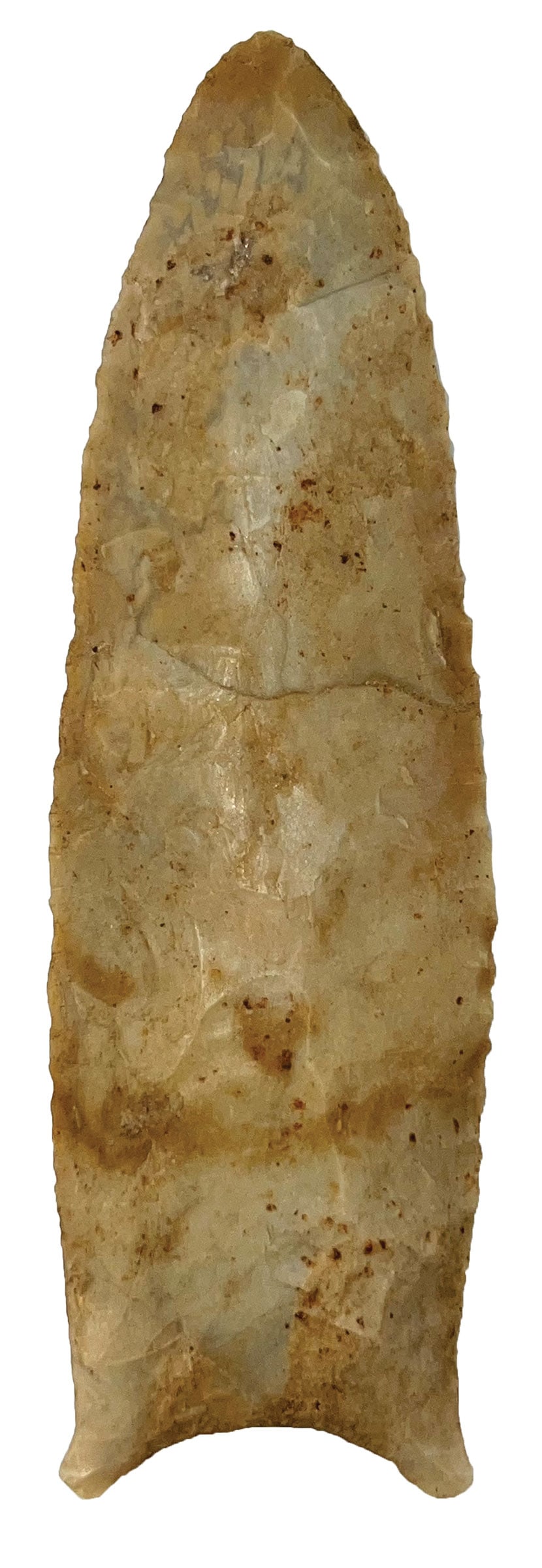 4 1/2" Dalton. Boyles Chert. Ex Tom Davis. Partain COA. (1 of 3)