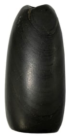 3 3/8" Fluted Tube Bannerstone. Ohio. Ex Pipes. J Davis COA.