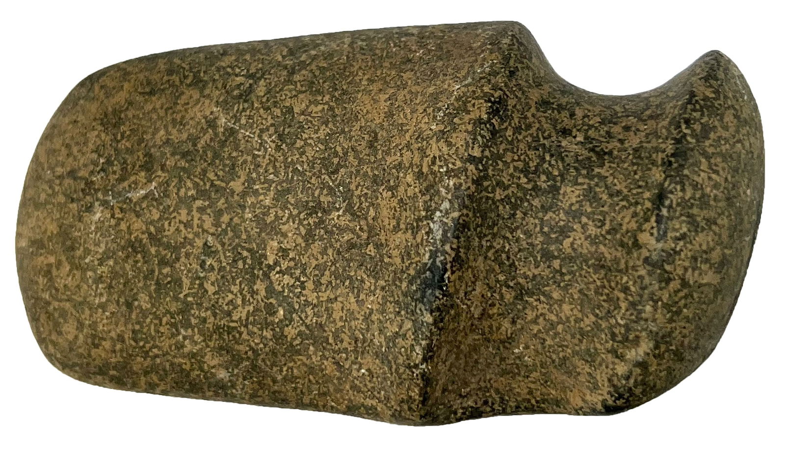 4" Miniature 3/4 Slant Groove Axe. Ex Earl Townsend. Partain COA. (1 of 7)