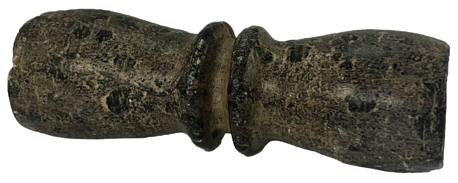 4 15/16" Double Ring Bi Conical Tube Pipe. Steatite. Tennessee. (1 of 4)