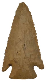 2 3/4" Lost Lake. Hopkinsville Chert. Kentucky. Ex Pipes. J Davis COA.