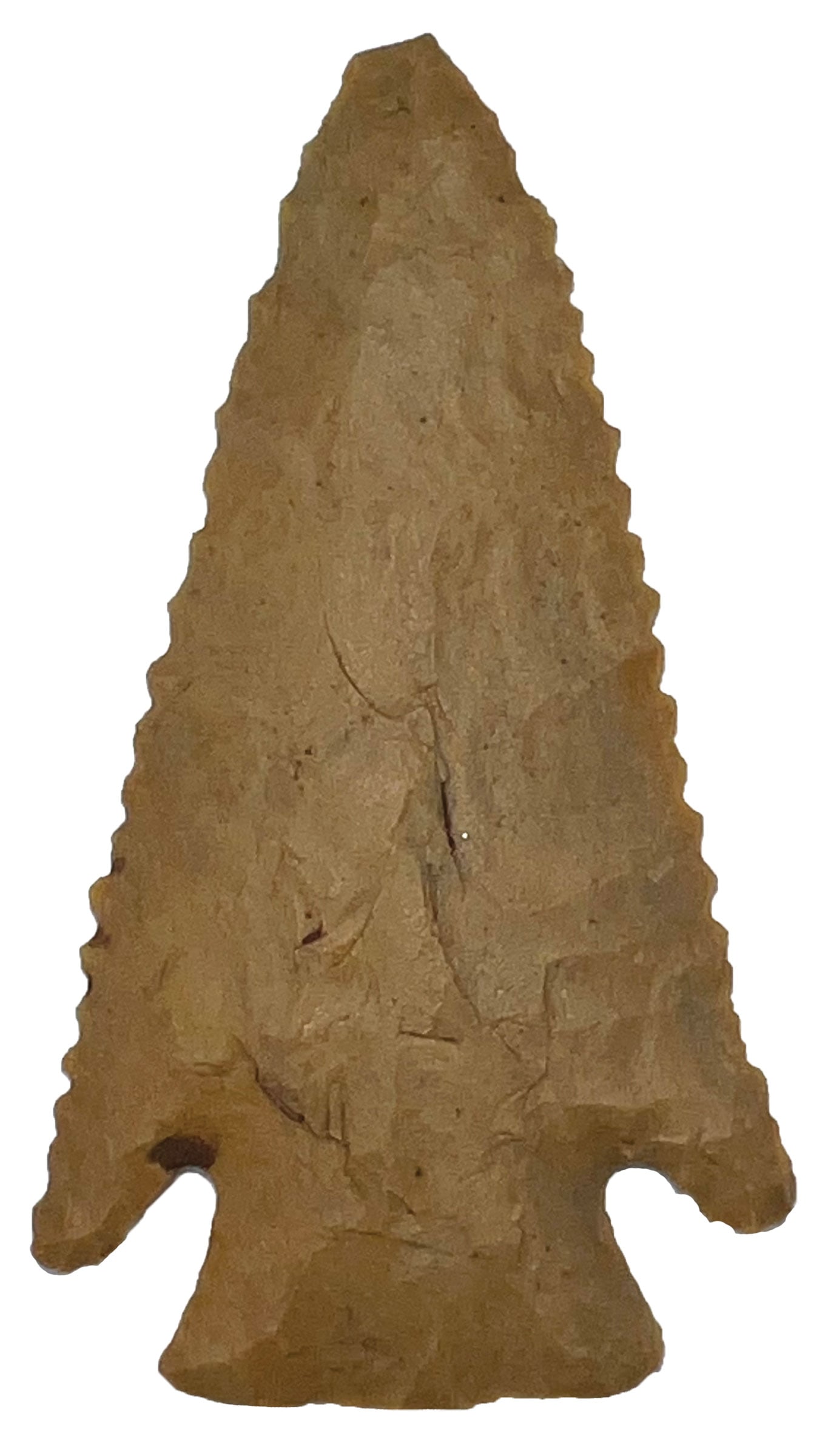 2 3/4" Lost Lake. Hopkinsville Chert. Kentucky. Ex Pipes. J Davis COA. (1 of 3)