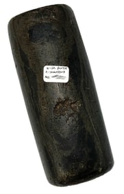 3 5/8" Tube Bannerstone. Ex R. Bunch, Earl Townsend, Jr.