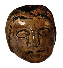 1 1/4" Face Pipe. Pipestone. Restored. Ohio. Ex W. Wertz.