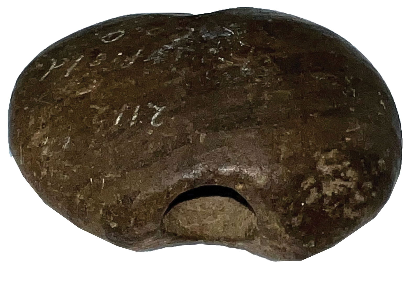 2 1/8" Miniature Rectangular Bannerstone. Ohio. Davis 1995 COA. (1 of 4)