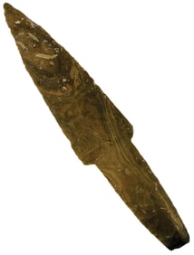 11 1/4" Mayan Dagger. Central America. Motley COA.