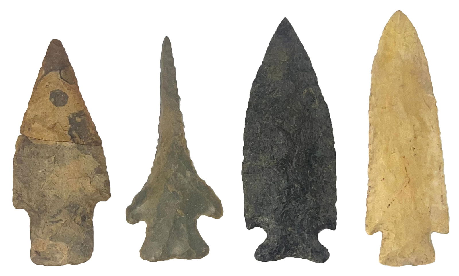 Frame of 4 Points. All have restoration. Ex Jerry Hodson. (1 of 2)