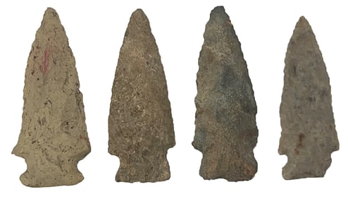 Frame of 4 Points. Various types and materials. Ex Jerry Hodson.