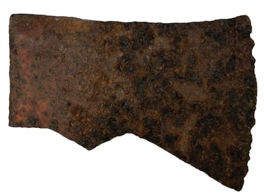 7" Iron Fur Trade Axe. Seneca, New York.