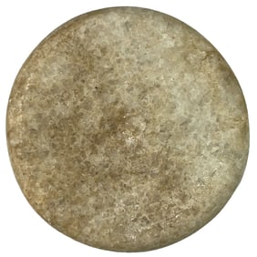 3" Discoidal. Quartz. Spencer County, Indiana.