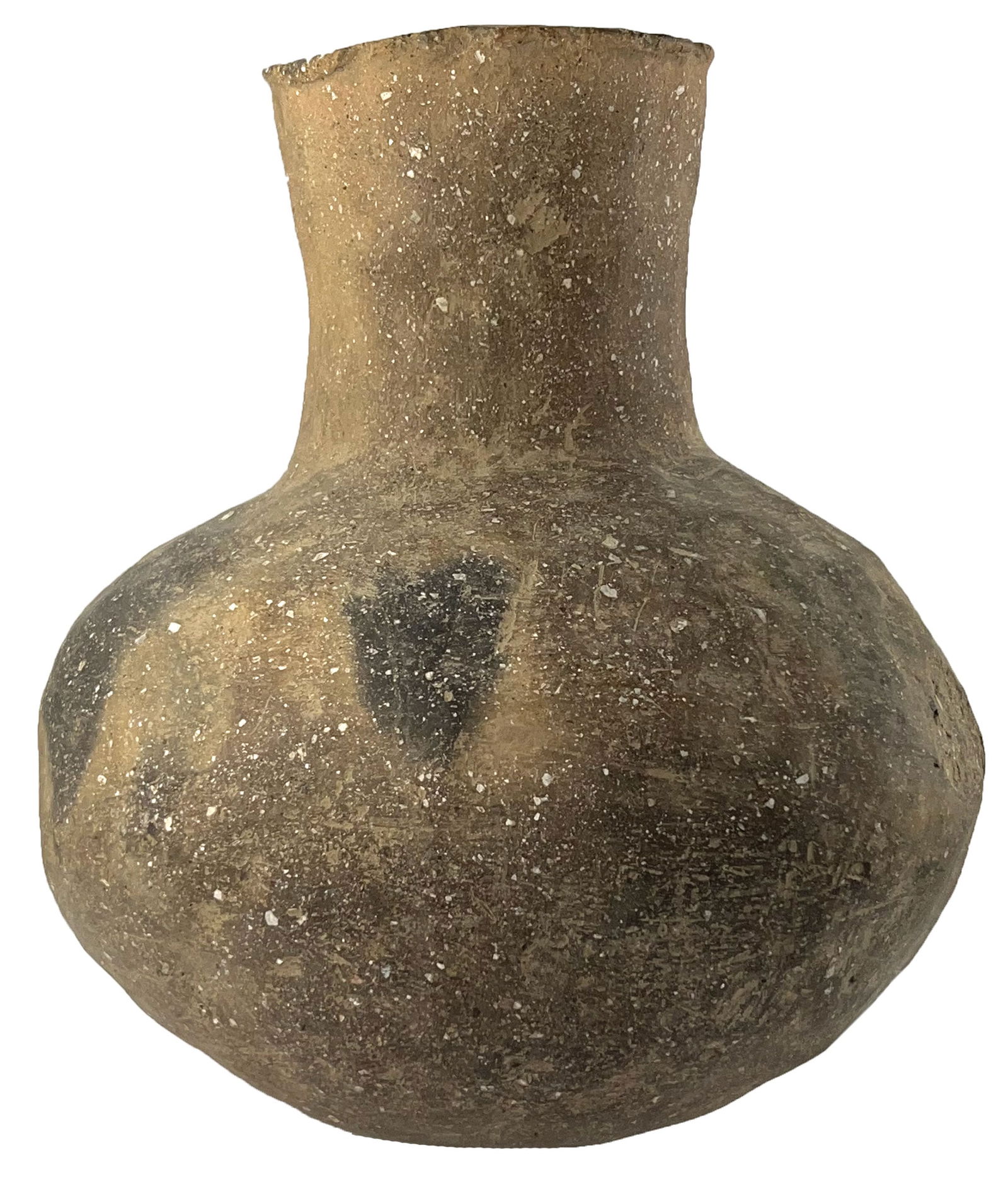 9" Water bottle. Shell Temper. Arkansas. WW #11. Ex Dale Rector. (1 of 8)