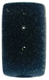 4 5/8" Porphyry Gorget. Ohio. Nice Example. Ex Dr Stan Copeland.