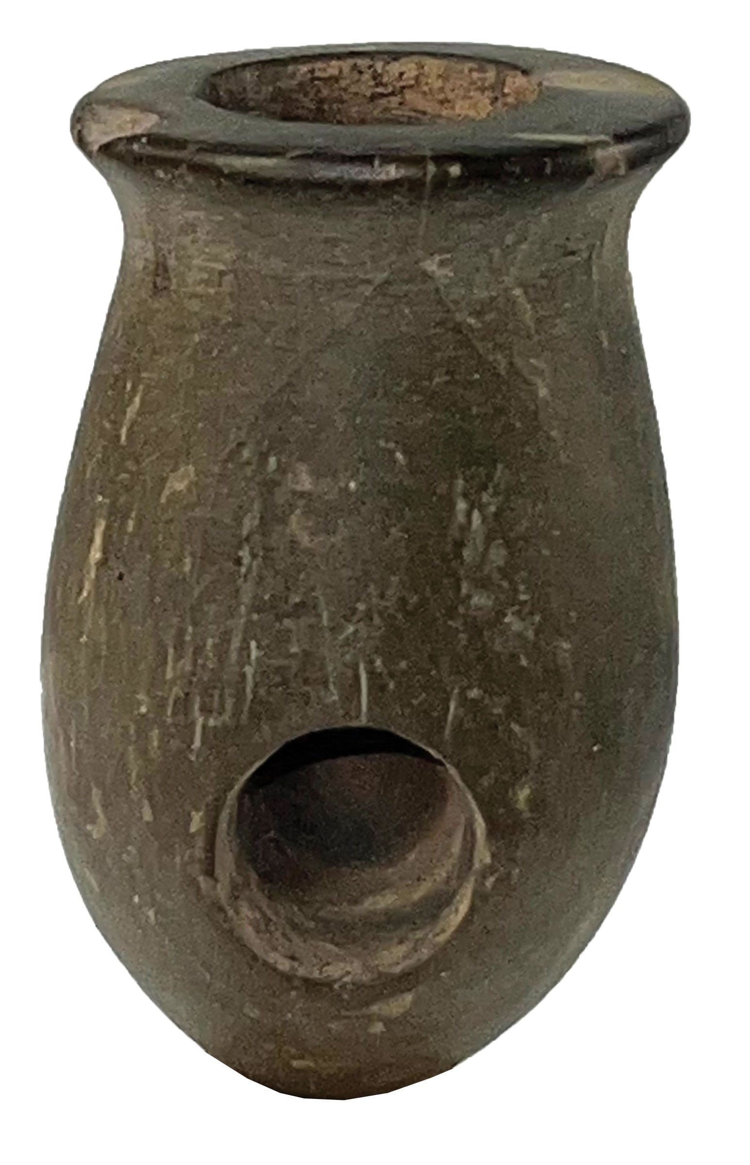 2 1/4" Slate Vase Pipe. Marsh Site, NY. Pictured in 70"s and 80's. (1 of 7)