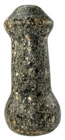 6 1/4" Northwest Coast Porphyry Knob Top Pestle. 1937. Ex Bunch.