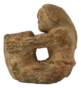 3 11/16" Human Effigy Pipe. NE Arkansas. Motley COA.