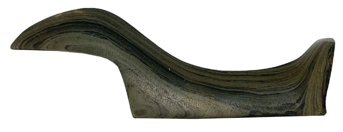 5 7/8" Glacial Kame Birdstone. Ohio. Ex Bruce Miller. Jackson COA.