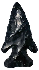 4" Deep Notched Bevel. Zaleski Chert. Greene County, Ohio.