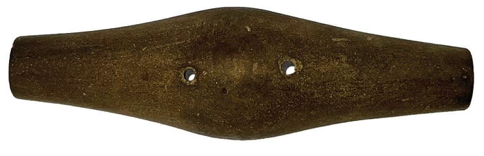 5 3/4” Expanded Center Gorget. Highly developed. Berner COA.