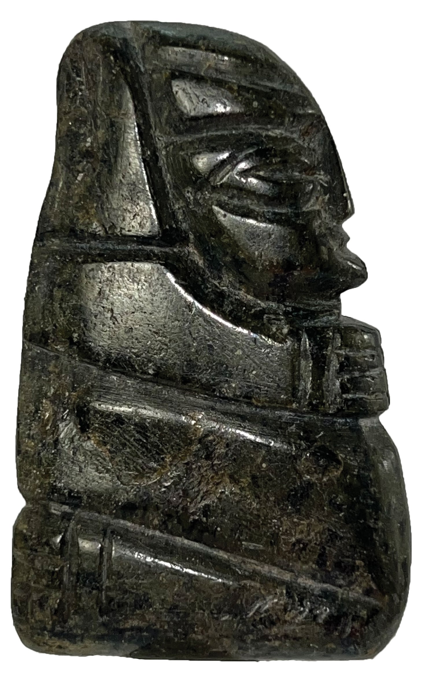 3” Pre-Columbian Jadeite Figure. Ex Larry Swann. (1 of 4)