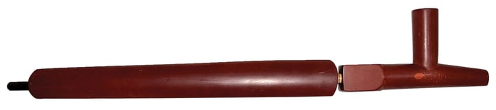 20 1/8" 1900s Western Plains Catlinite Pipe and Stem.