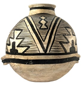 8 1/4" Anasazi Morning-Gold Olla. Ex Nick Gatses.