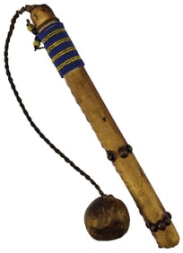 24 1/2” Historic Plains Style War Club. Ex Pat Gaines.