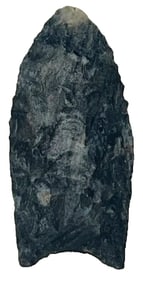 2 1/4” Clovis. Coshocton Chert. Ohio. Ex Bryce Hathcock.&nbsp;Putty COA.