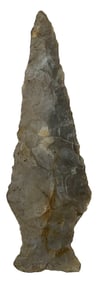 3 7/8” Ashtabula. Upper Mercer Grey Chert. Ohio.&nbsp;Partain COA.