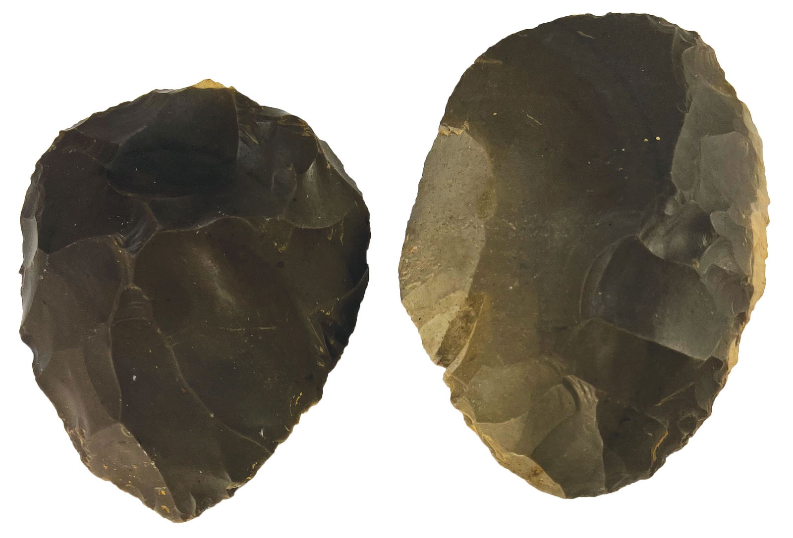 Pair of Cache Blades. Indiana. Ex Charles and Floyd Gish. (1 of 2)