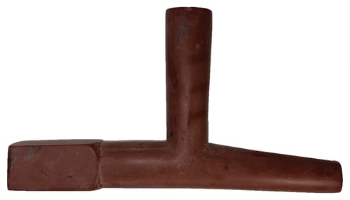 9" 1900s Large Western Plains Catlinite Pipe.