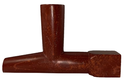 5 1/4" 1900s Western Plains Catlinite Pipe.