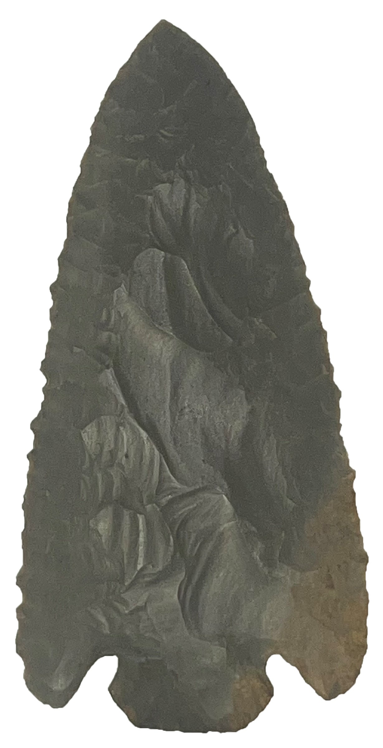 4 1/4” Lost Lake. Hornstone. Indiana. Ex Gilbert Cooper. : 4 1/4” Lost Lake. Hornstone. Indiana. Ex Gilbert Cooper.