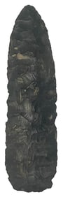 4 11/16” Paleo Knife. Black Chert. Ohio. Ex Gilbert Cooper.&nbsp;