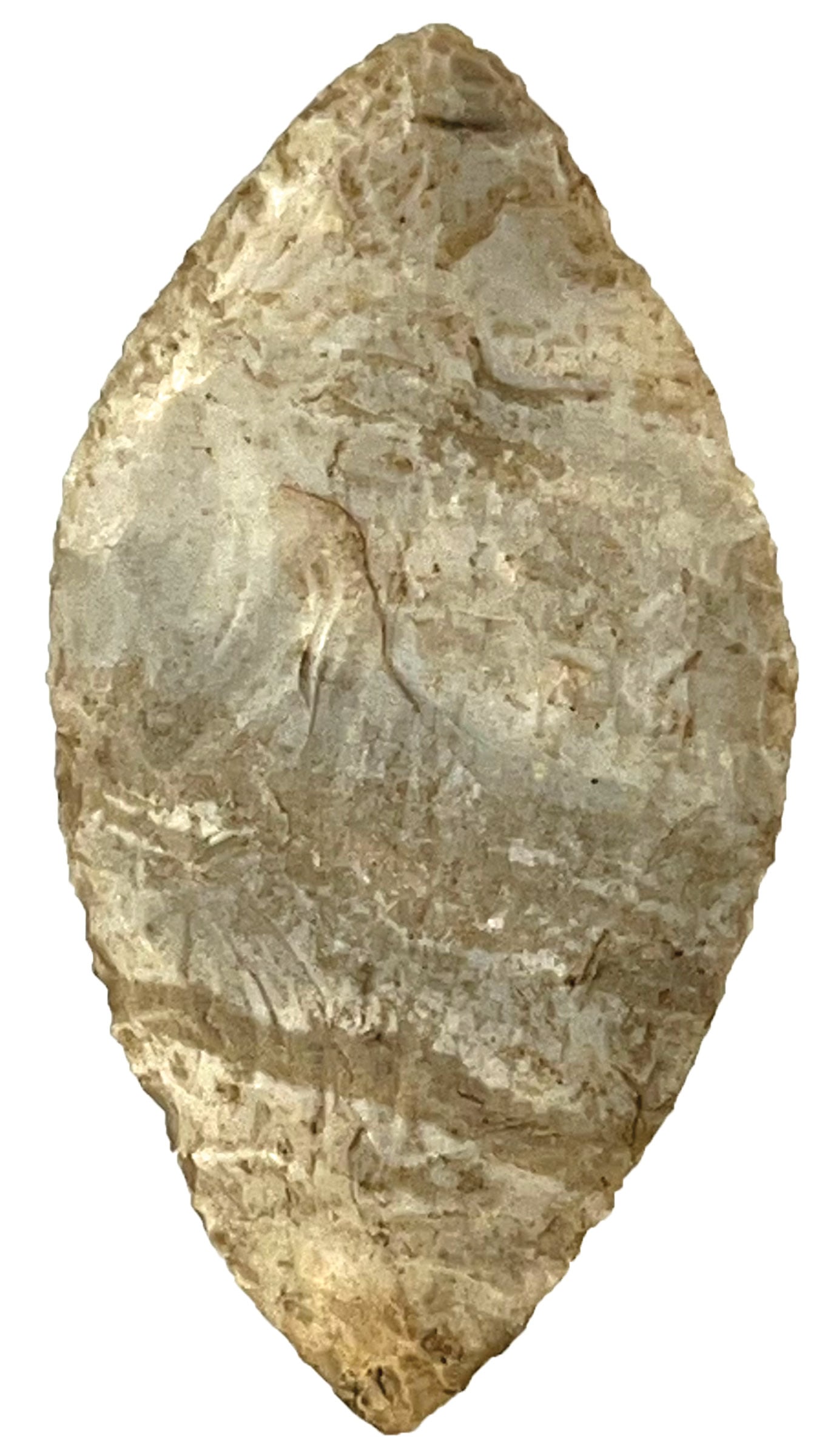 3 1/2” Perino Knife. Peoria Chert. Illinios. Ex Dean Mesnard Jr.  (1 of 3)