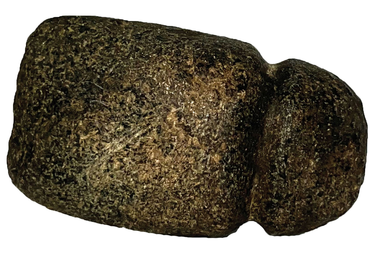 2 3/8” Miniature Full Groove Axe. Granite. Ex Charles Comfort.  (1 of 2)