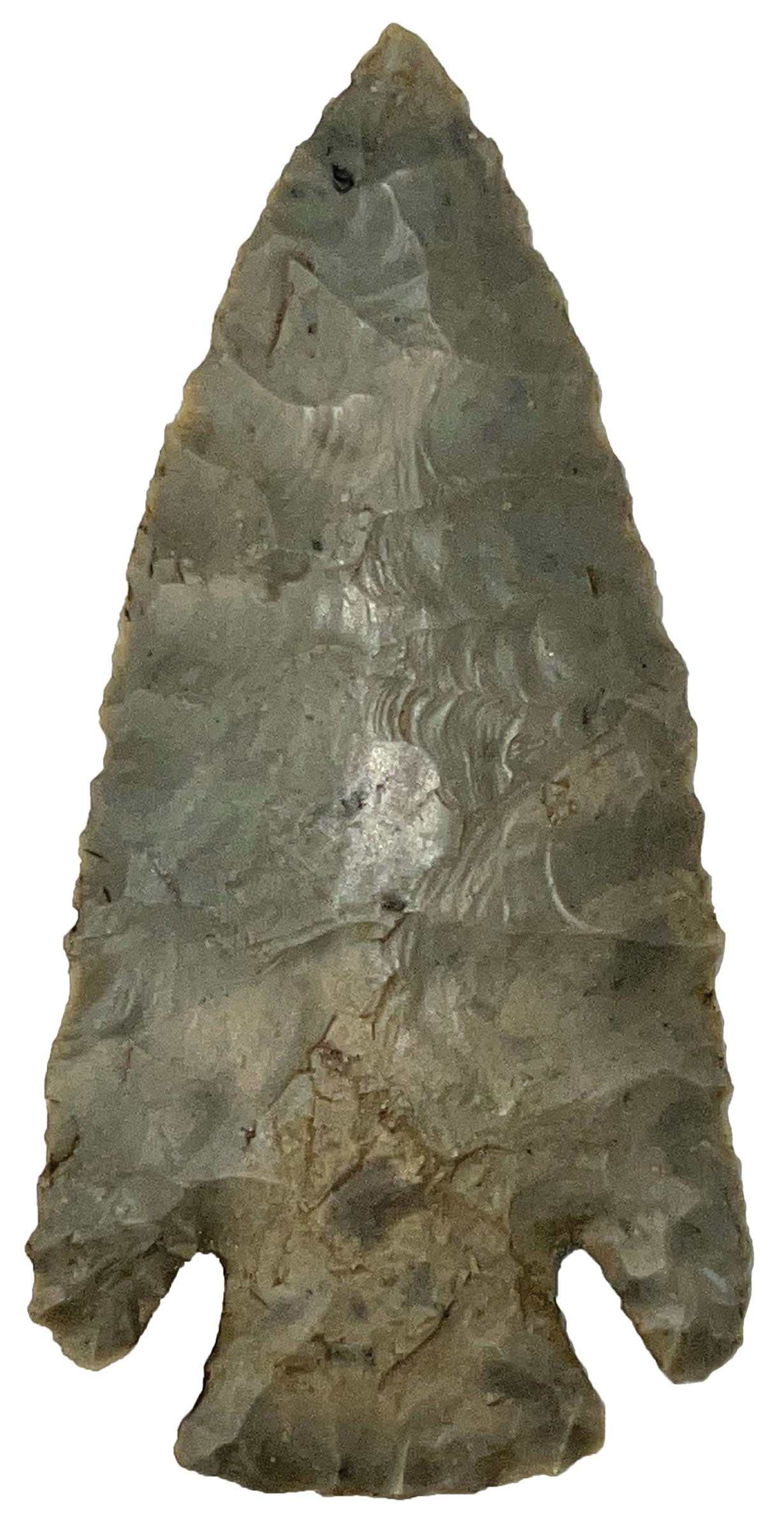 3 1/8” Lost Lake. Carbondale, Illinois. Hornstone. Ex J. Hodson.: 3 1/8” Lost Lake. Carbondale, Illinois. Hornstone. Ex J. Hodson.