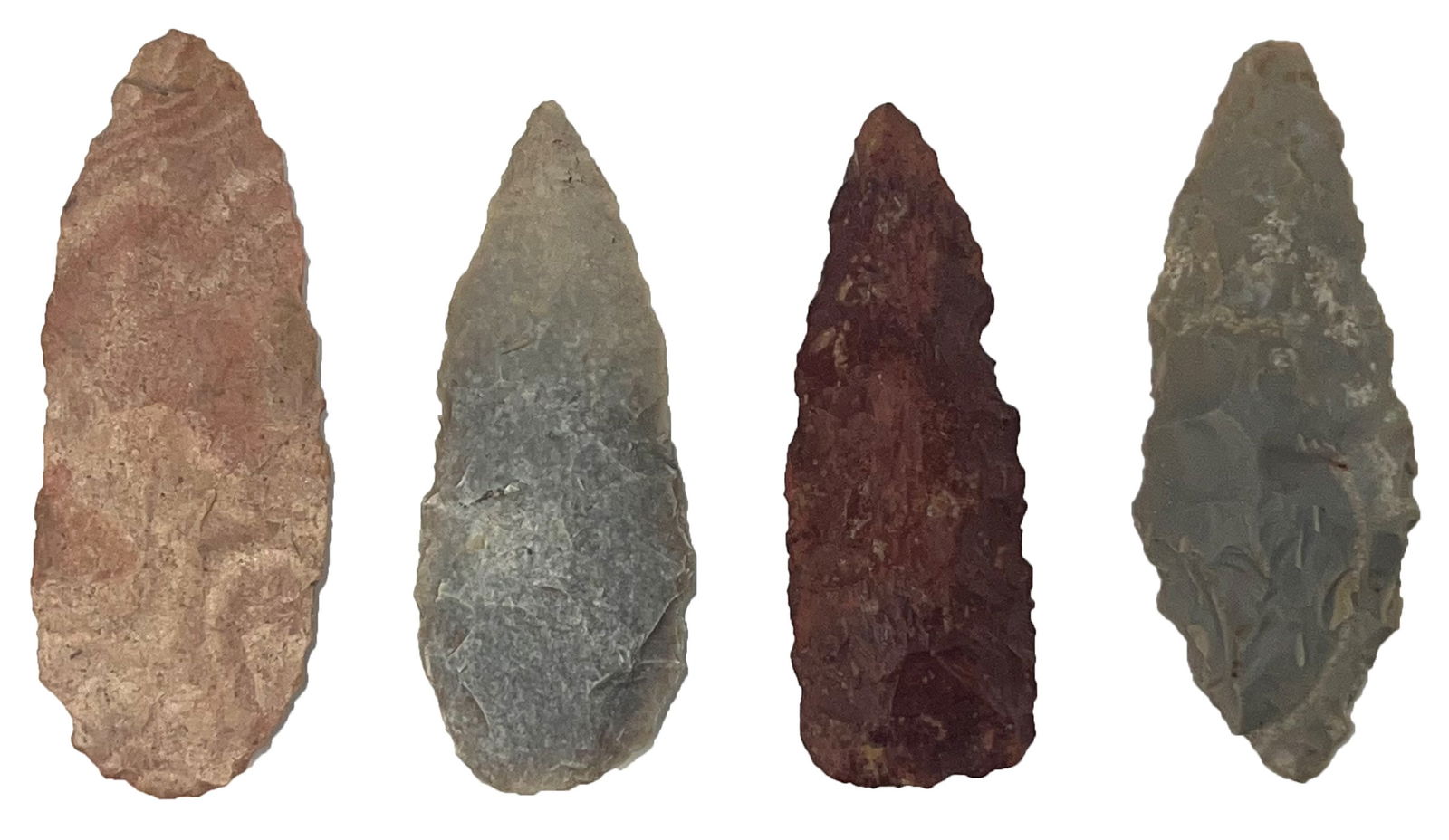 Frame of 4 Points. Various types and materials. Ex Jerry Hodson. (1 of 2)