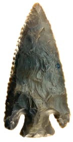 4 1/8" Lost Lake. Tennessee. Well Flaked and Nicely Patinated. Davis COA.