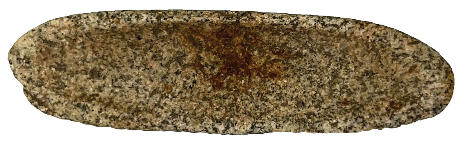 3 5/8" Cupped Boatstone. Sangemon County, Illinois. Ex Nick Gatses. (1 of 3)