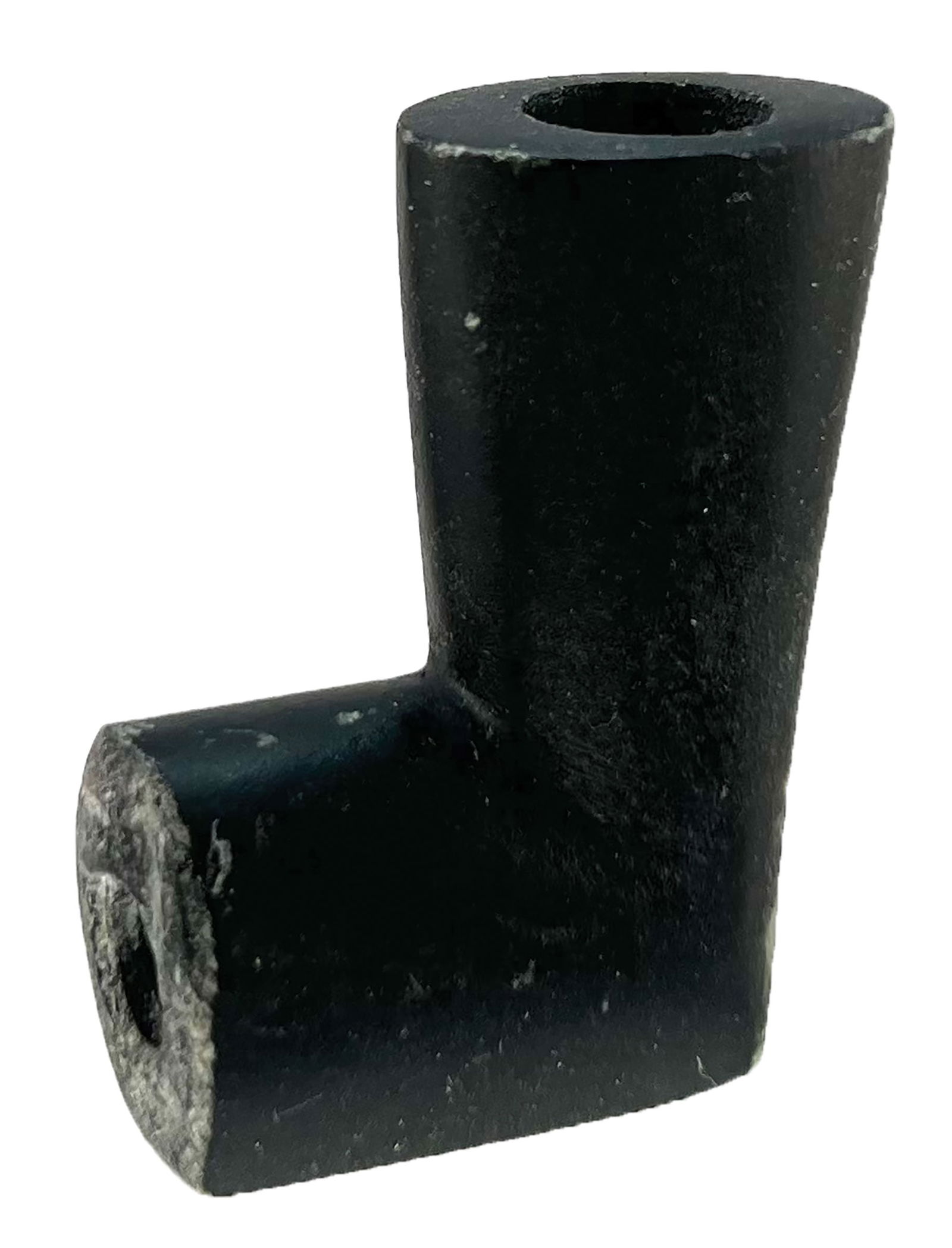 1 3/4" T. Bowl by 1" Stem Historic Elbow Pipe. Steatite. Alabama. Ex Noakes. (1 of 5)