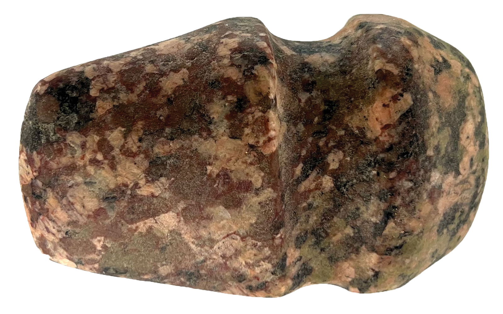 4 3/8" Colorful 3/4 Groove Axe. Illinois. Ex Floyd Ritter (A-78), Ben Thompson. (1 of 6)