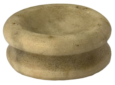 2 1/8" Quartz Ear Spool. Ex Ron Mosier and Nick Gray Collections.