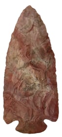4 3/8" Dovetail. Beauitful Red and Pink Flint Ridge. Ex Richard Tebbs.