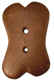 3 1/4" Claystone Reel Gorget. Humphray County, Tennessee. Ex N. Gray.