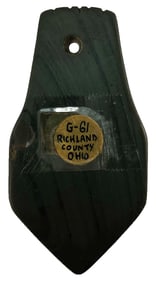 3 1/2" Hopewell Pendant. Ex B.W. Stephens, Tallied on top. Motely COA