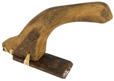 4 7/8" Alaskan Inuit Gouge. St Lawrence Island, Alaska. Ex Nick Gatses.