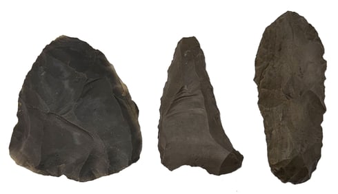 3 piece Frame. Southern Indiana. Ex A. Gerber, L. Morris, and N. Gray.