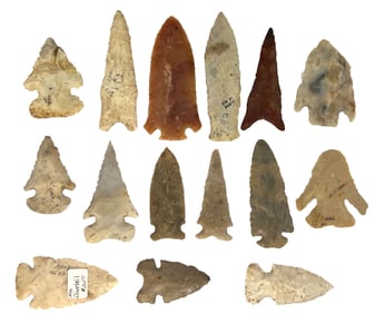 Frame of 15 Points.  Ex Lloyd Cash.